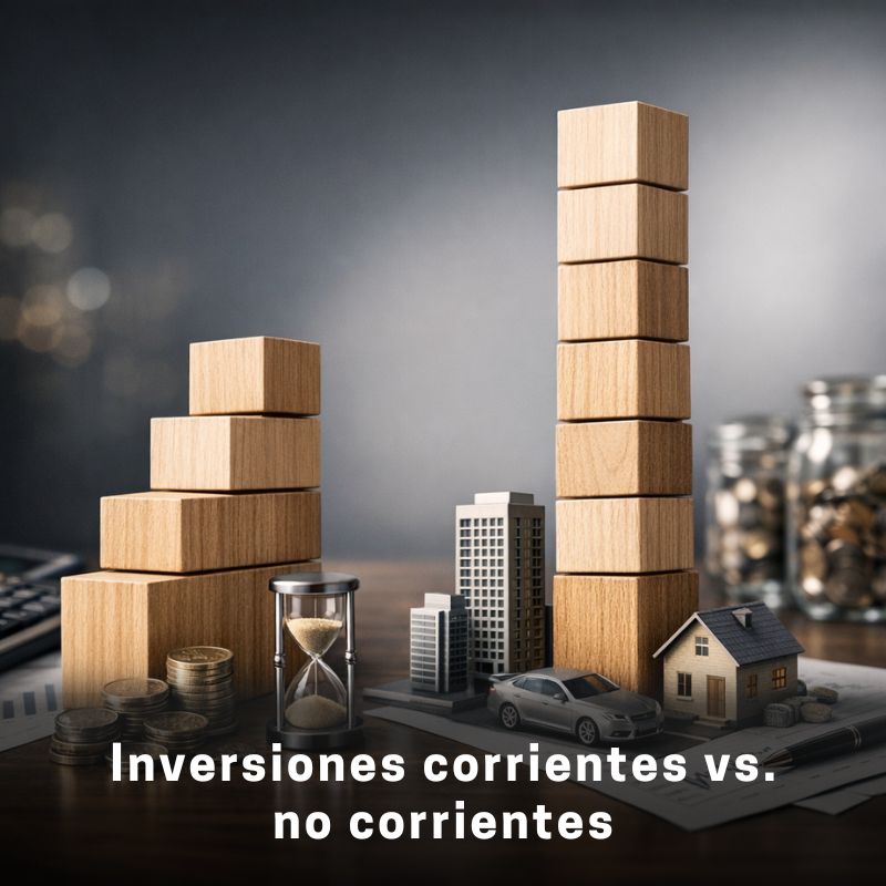 inversiones corrientes y no corrientes