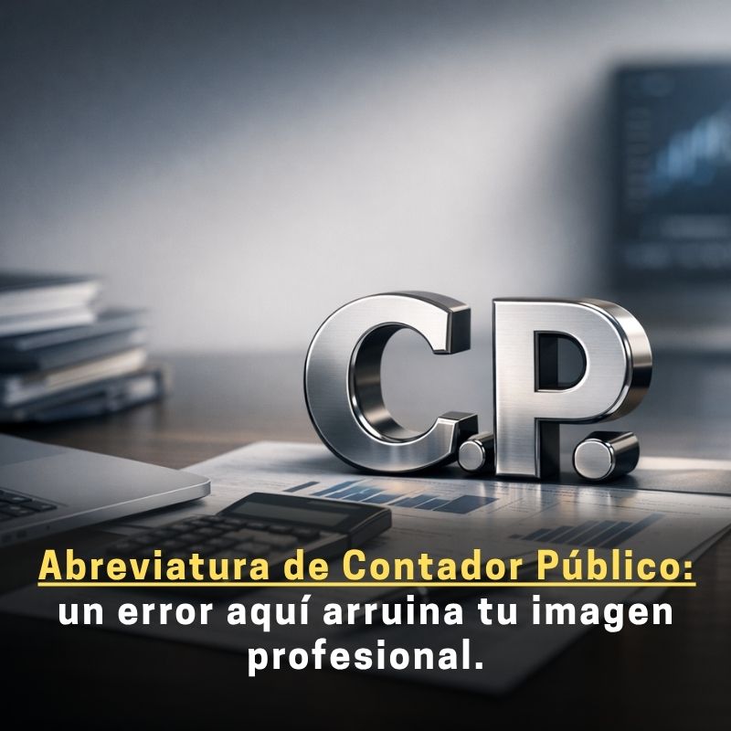 abreviatura contador público