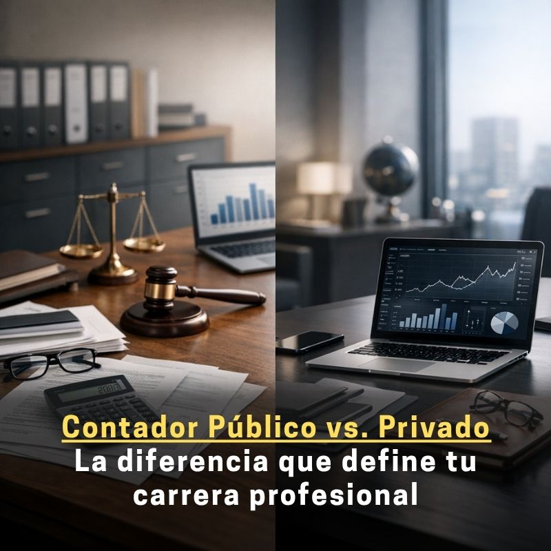 diferencia entre contador público y contador privado