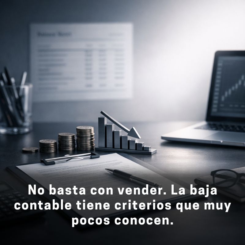 criterios para la baja en cuentas de activos financieros