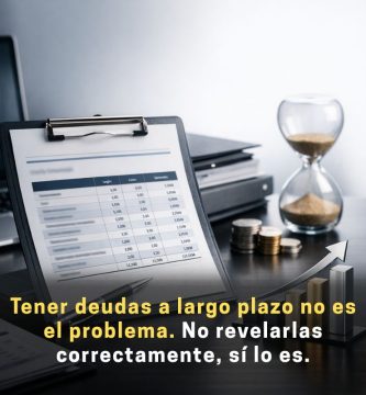 Revelación de pasivos financieros a largo plazo