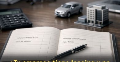 asiento contable de leasing financiero NIIF 16