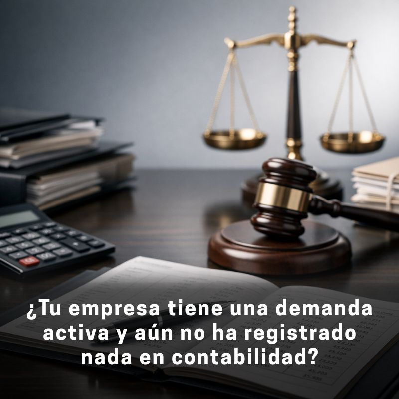 asiento contable de provisiones para litigios judiciales