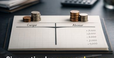 qué significa cargar y abonar en una cuenta t