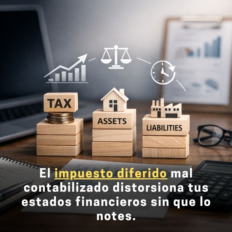 cómo contabilizar el impuesto diferido paso a paso