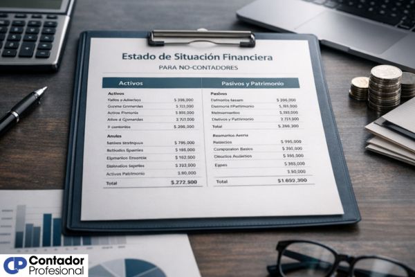 cómo leer un estado de situación financiera para no contadores