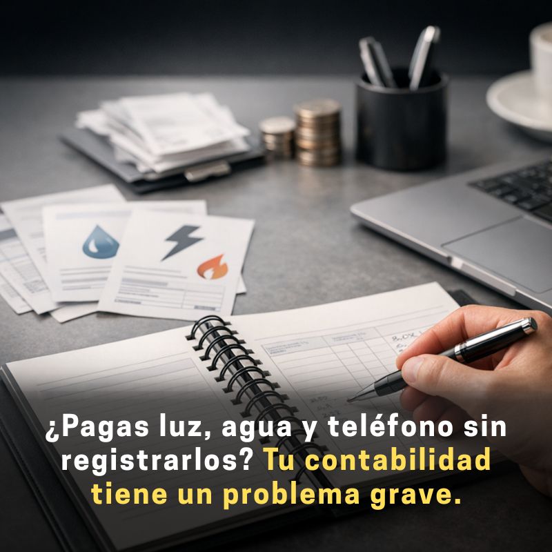 cómo registrar el pago de servicios básicos