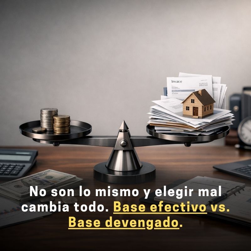 contabilidad base efectivo vs base devengado cual elegir