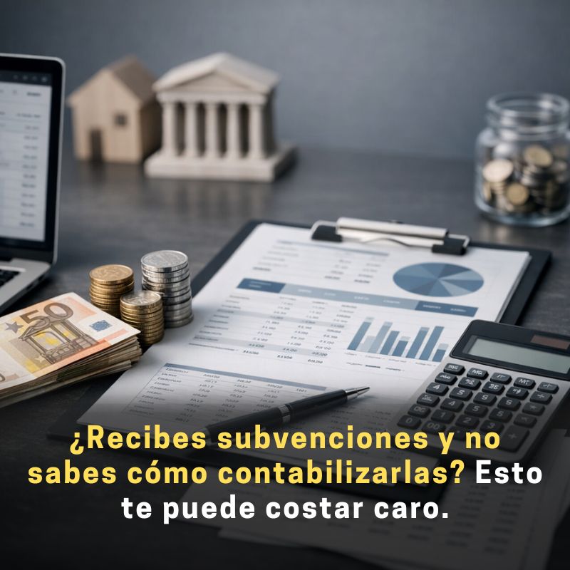 contabilización de subvenciones y ayudas públicas