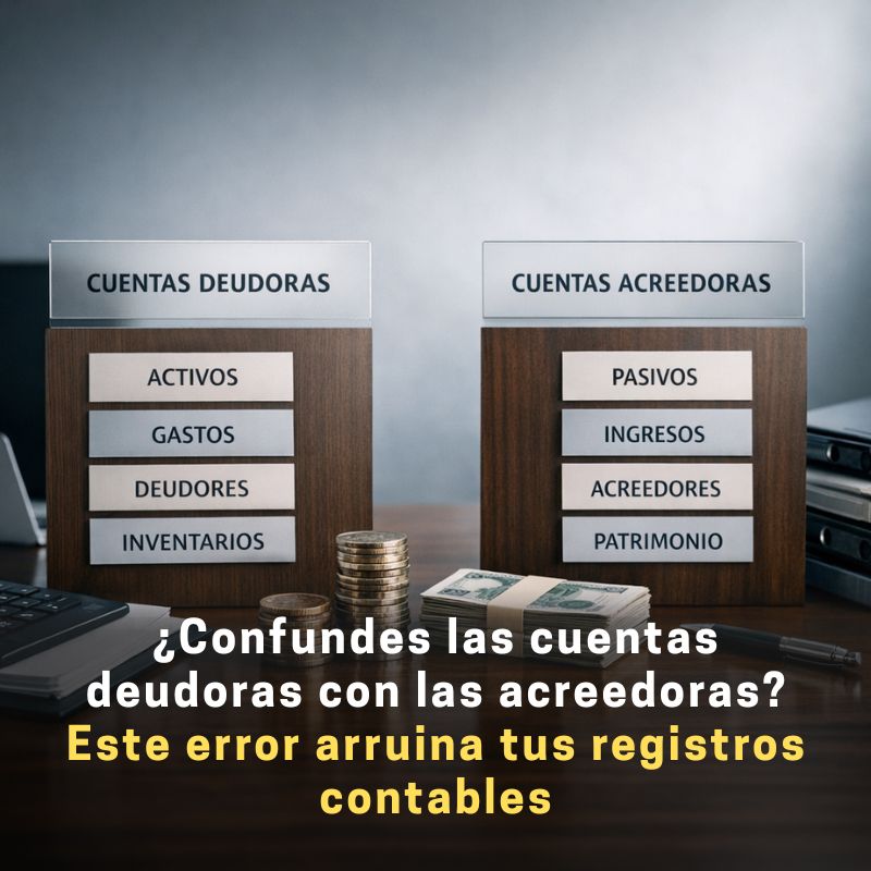 cuáles son las cuentas de origen deudor y acreedor