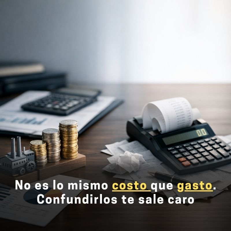 diferencia costo y gasto