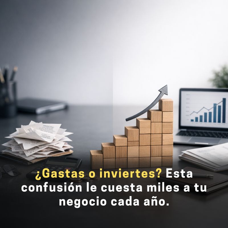 diferencia entre gasto e inversión en contabilidad