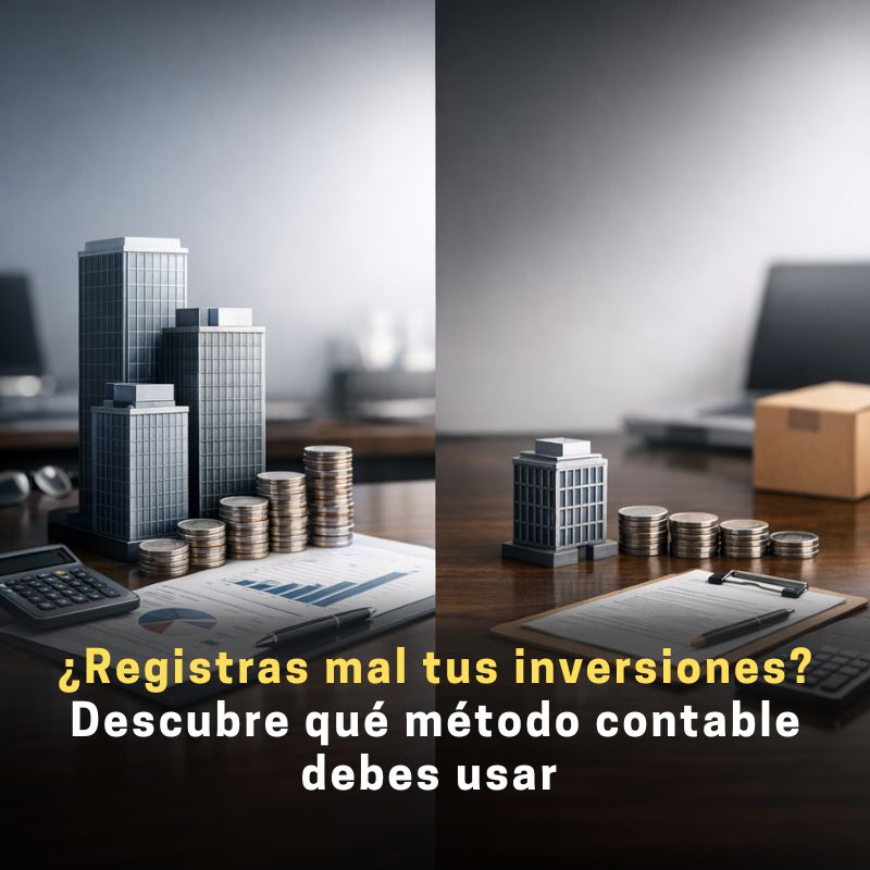 diferencia entre método de participación y método del costo