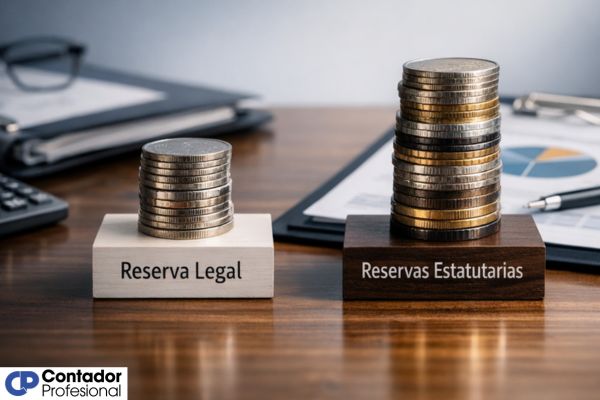 diferencia entre reserva legal y reservas estatutarias