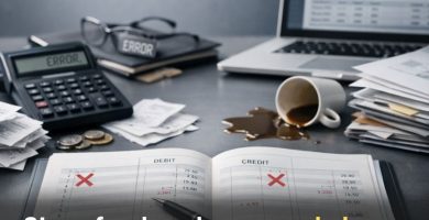 errores comunes al cargar y abonar cuentas