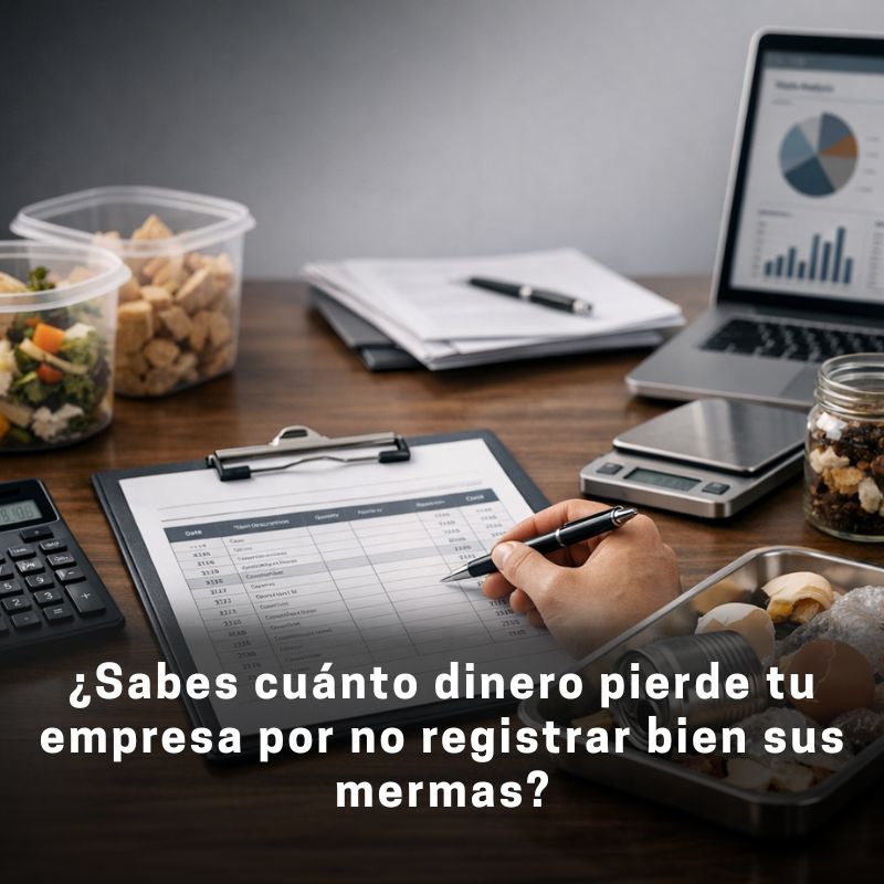 cómo registrar los desperdicios y mermas