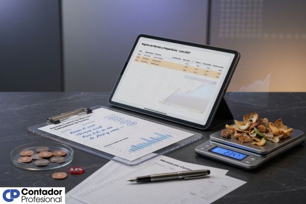cómo registrar los desperdicios y mermas