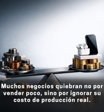 diferencia entre costo de producción y precio de venta