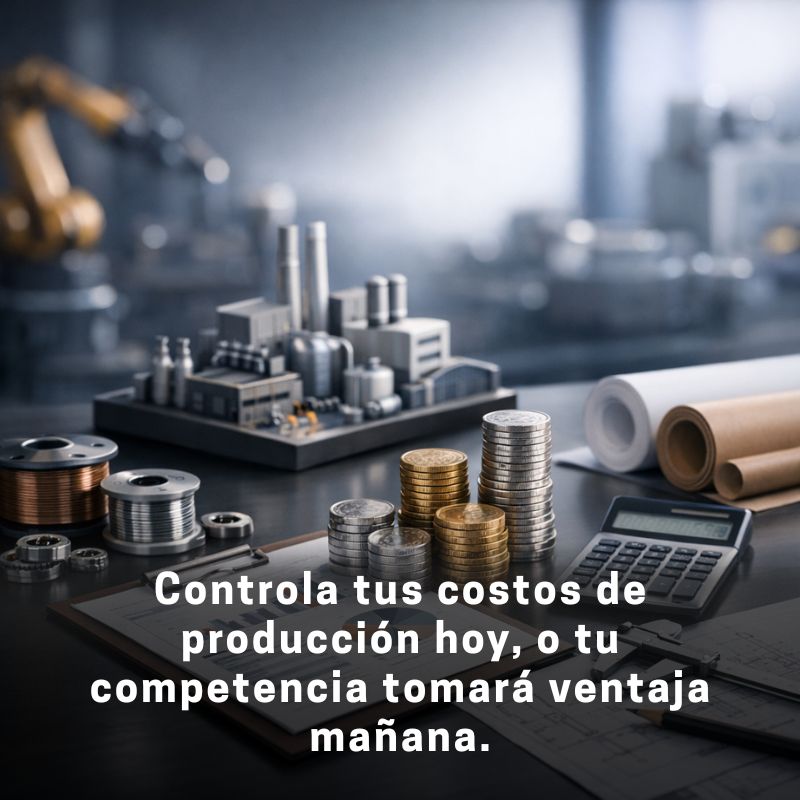 costos de producción en una empresa industrial