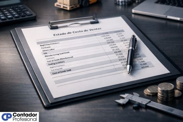estado de costo de ventas