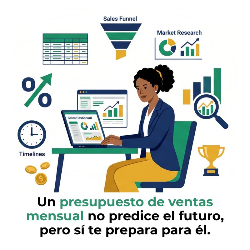 cómo hacer un presupuesto de ventas mensual