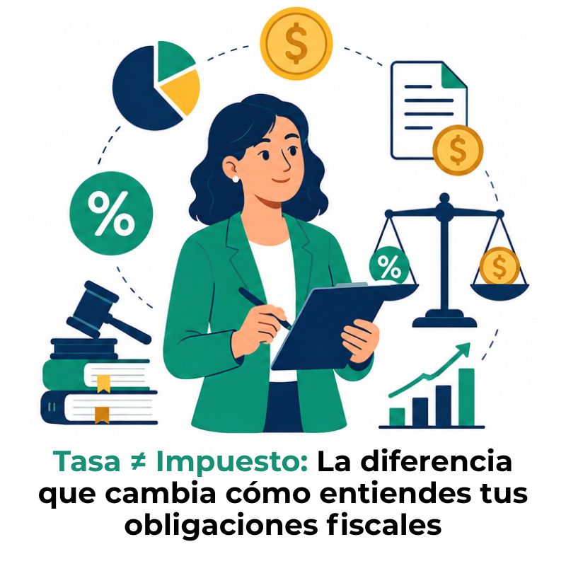 diferencia entre tasa e impuesto