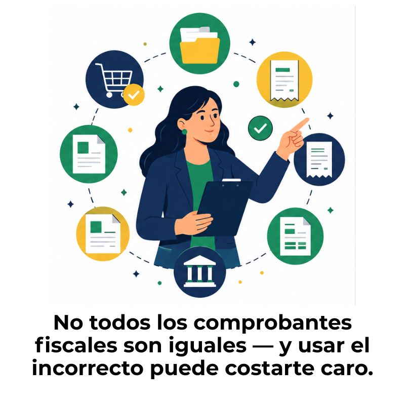 tipos de comprobantes fiscales