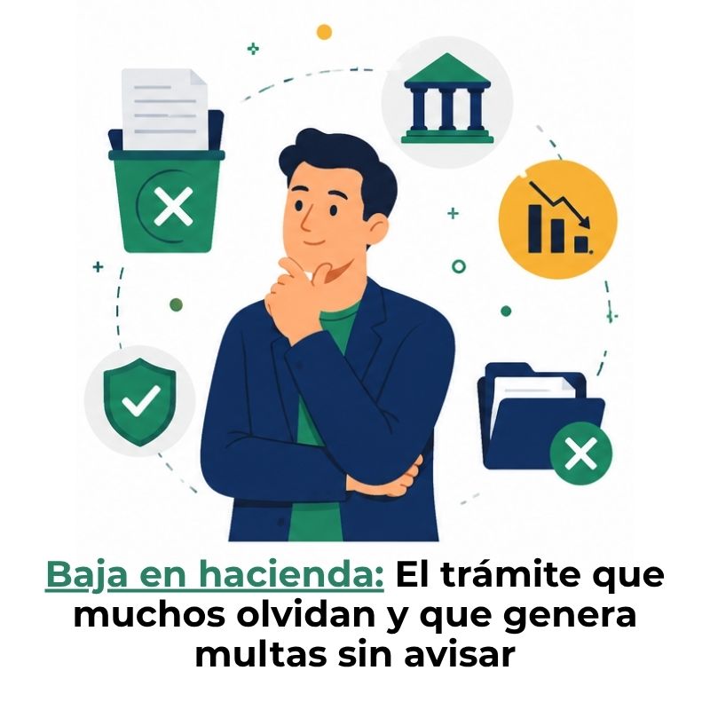 cómo darse de baja en hacienda