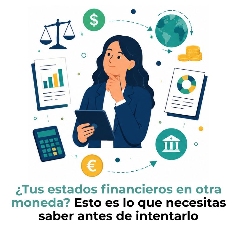 cómo convertir estados financieros a otra moneda