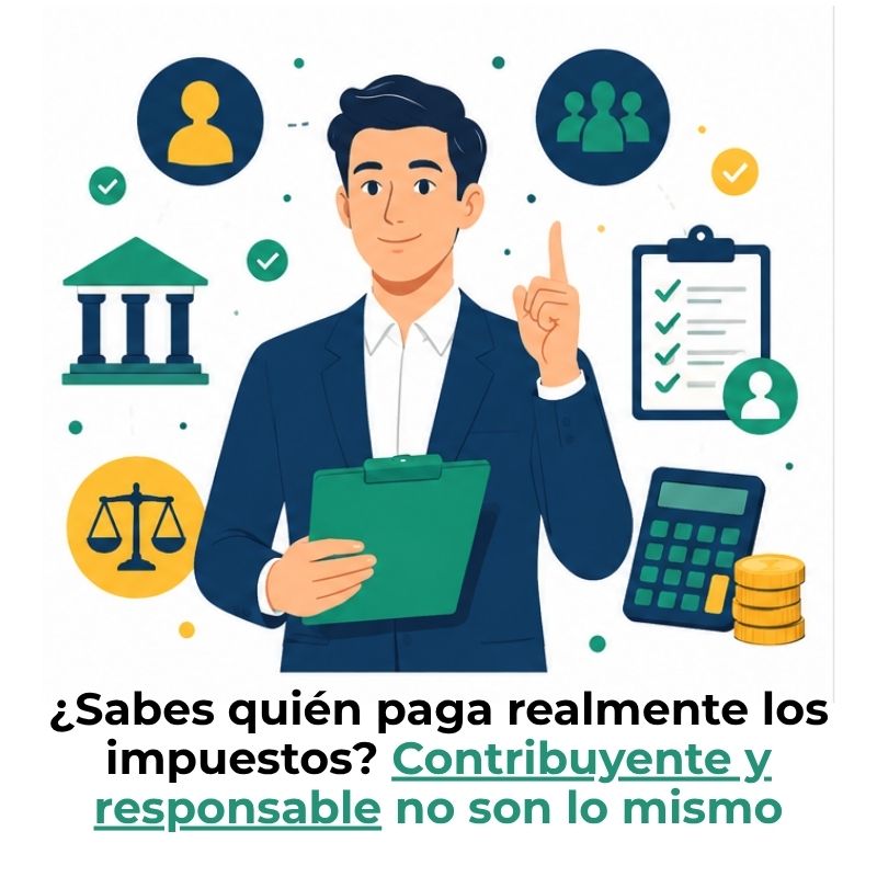 diferencia entre contribuyente y responsable