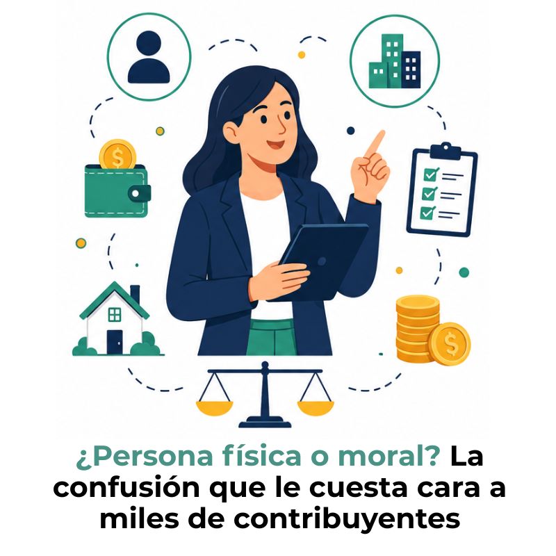 diferencia entre persona física y moral