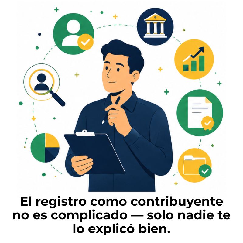 cómo registrarse como contribuyente