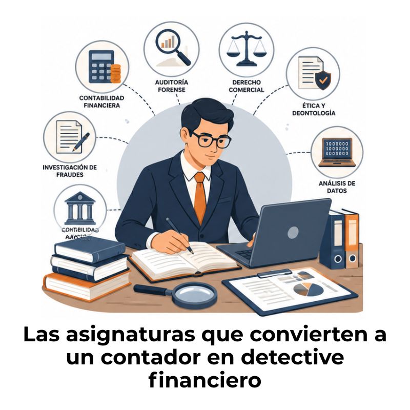qué asignaturas estudia un contador forense