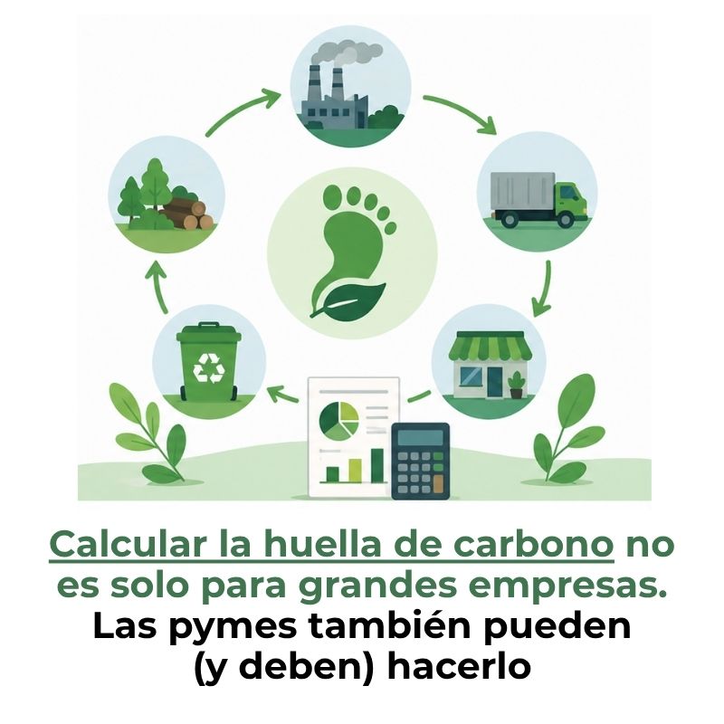 cómo calcular la huella de carbono de una pyme