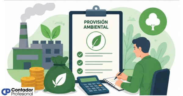 cómo se registran las provisiones ambientales