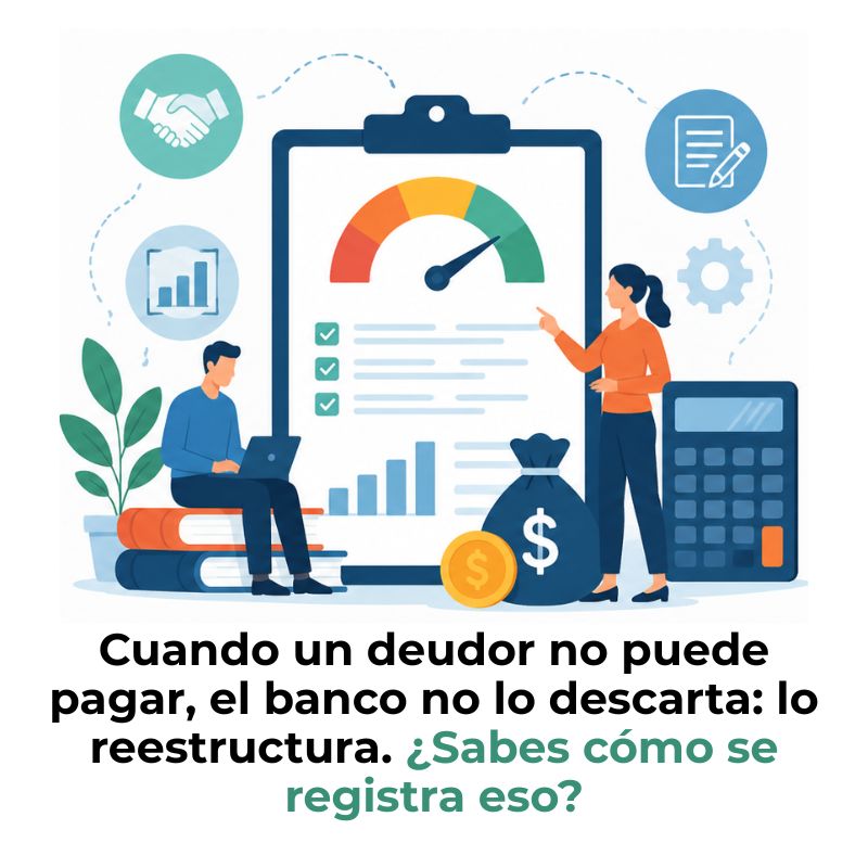 contabilización de créditos reestructurados