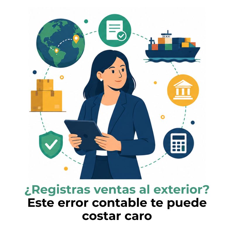 cómo contabilizar una venta de exportación