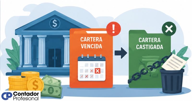 diferencia entre cartera vencida y castigada