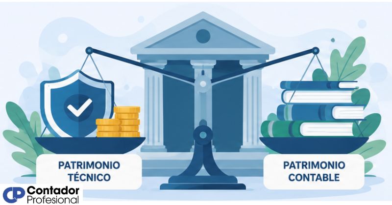 patrimonio técnico y patrimonio contable
