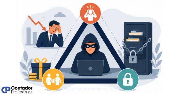 ejemplos del triángulo del fraude