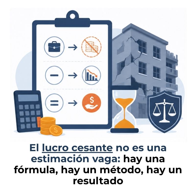 cómo se calcula el lucro cesante
