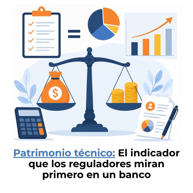 cómo se calcula el patrimonio técnico de un banco