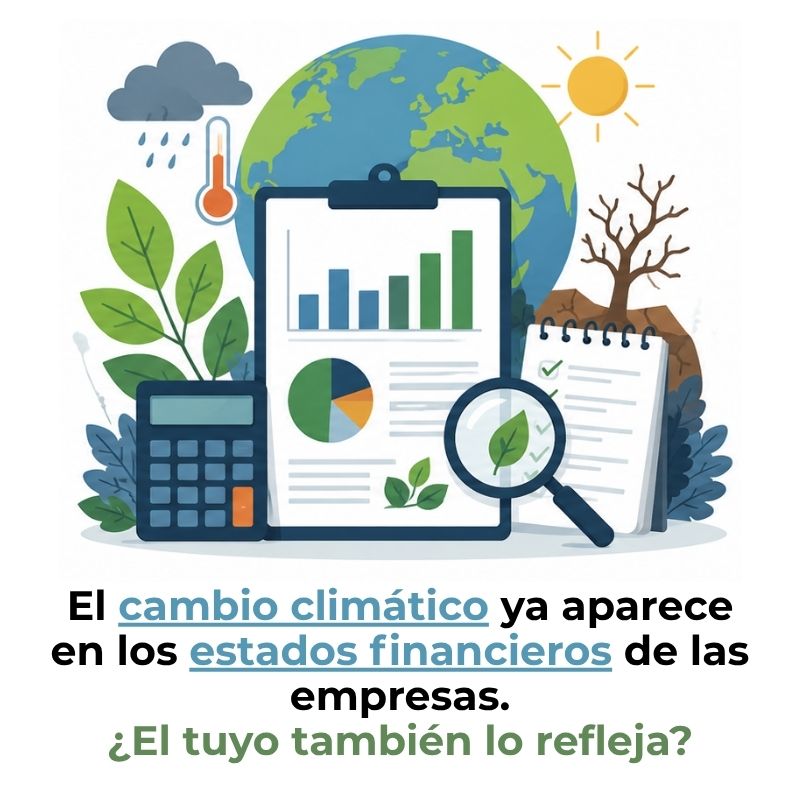 cómo afecta el cambio climático a los estados financieros