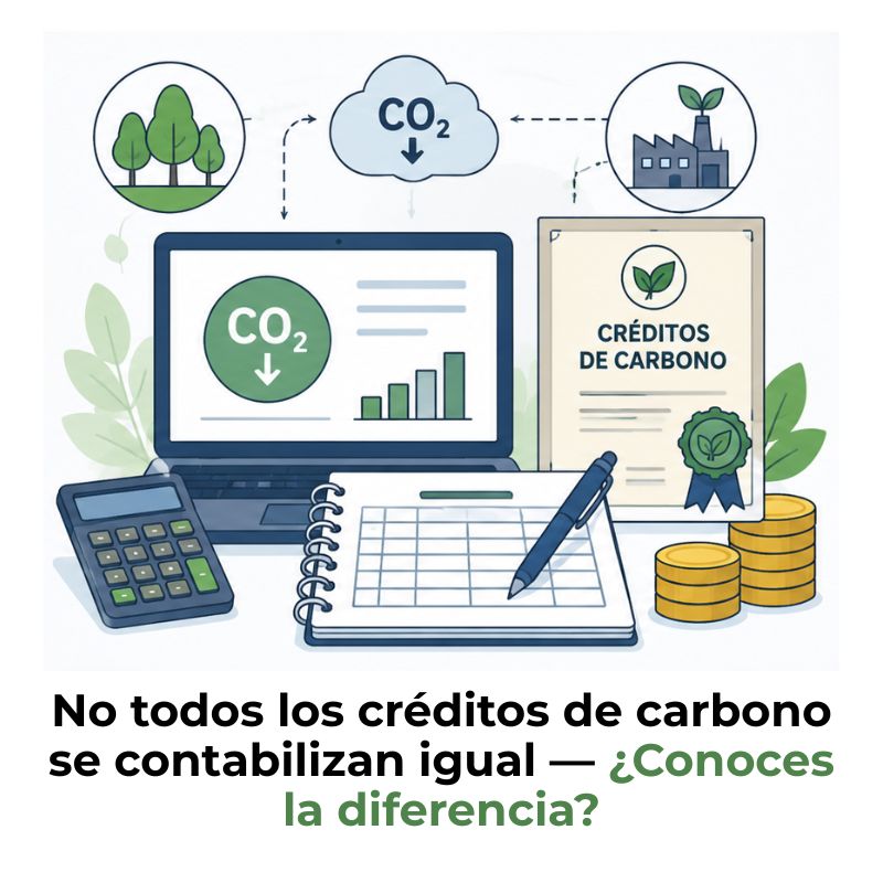 cómo se registran los créditos de carbono