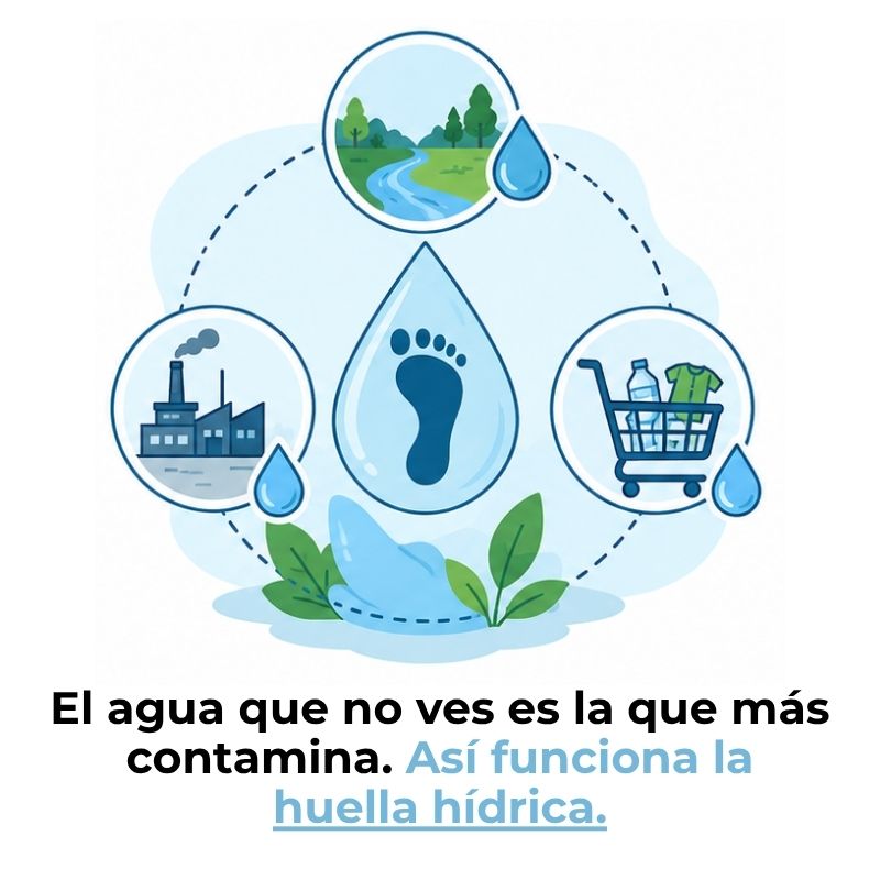 qué es la huella hídrica