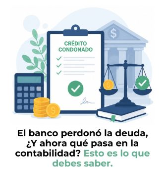 contabilidad de los créditos condonados