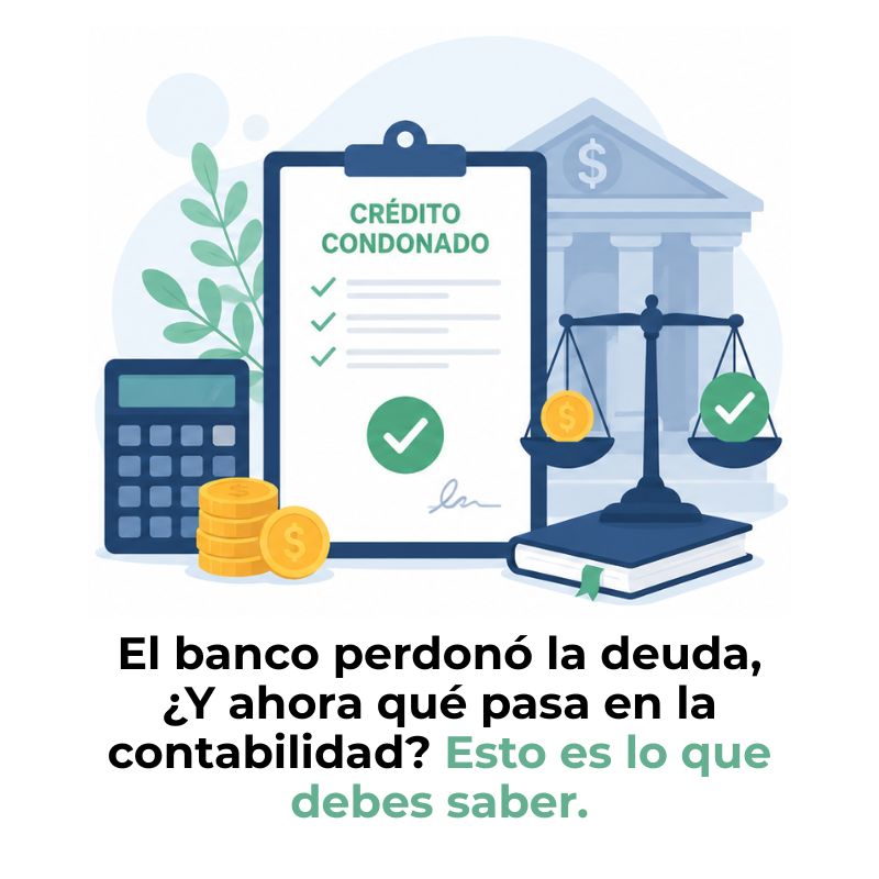 contabilidad de los créditos condonados