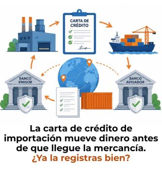 contabilización de cartas de crédito de importación