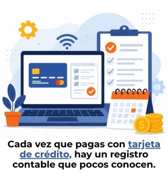 contabilización de tarjetas de crédito