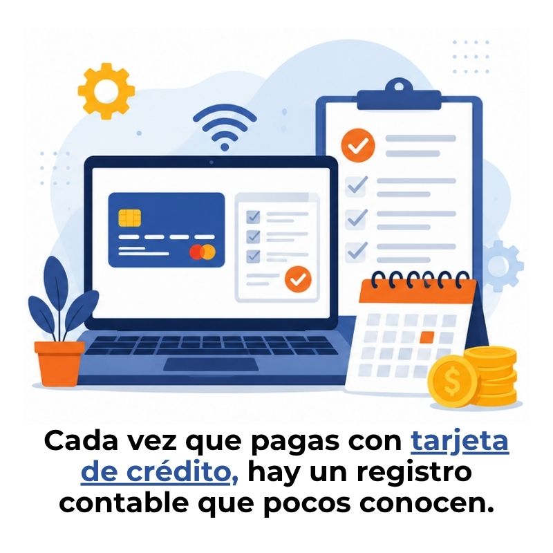 contabilización de tarjetas de crédito